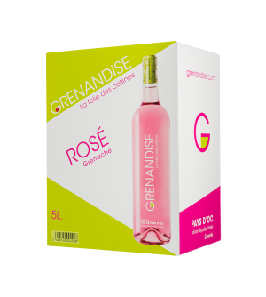Grenandise rosé IGP Pays d’Oc 5 l Rose Frankreich trocken Bag in Box